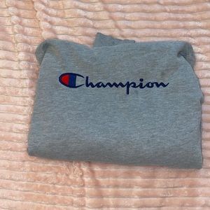 Gray kids champion hoodie XL